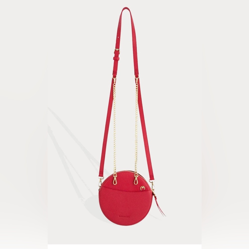 Leah Bandolier Bag Classic Red/Gold